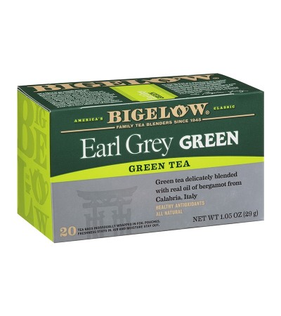 Bigelow Earl Grey Green Tea 20bg 1.05 oz