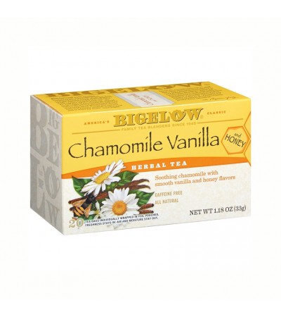 Bigelow Chamomile Vanilla and Honey Tea 20bg 1.28 oz
