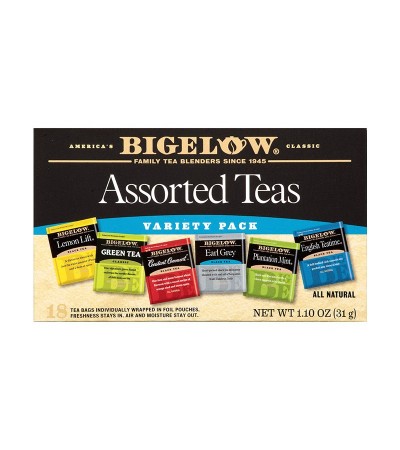 Bigelow Six Assorted Black Tea 18bg 1.10 oz