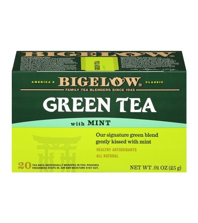 Bigelow Mint Green Tea 20bg 0.91 oz