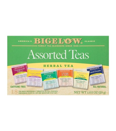 Bigelow Six Assorted Herbs Tea 18bg 1.03 oz
