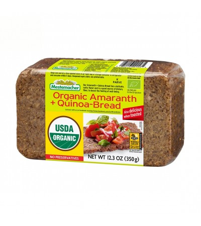 Mestemacher Bread Amaranth Quinoa Organic 12.3oz