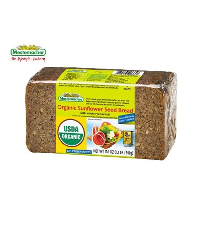 Mestemacher Bread Organic Sunflower Seed 17.6oz