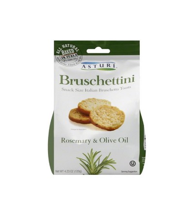 Asturi Bruschettini Rosemary & Olive Oil 4.23oz Bag