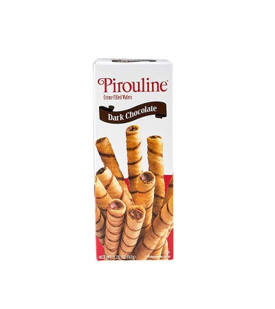 Pirouline Crème Filled Dark Chocolate Carton 3.25 oz