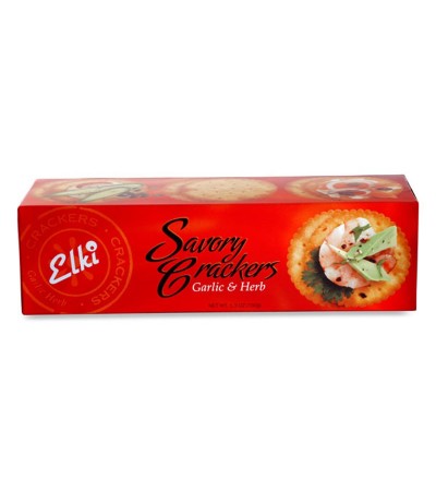 Elki Cracker Savory Garlic & Herb 5.3 oz