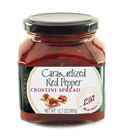 Elki Caramelized Red Pepper Crostini Spread 12.7oz