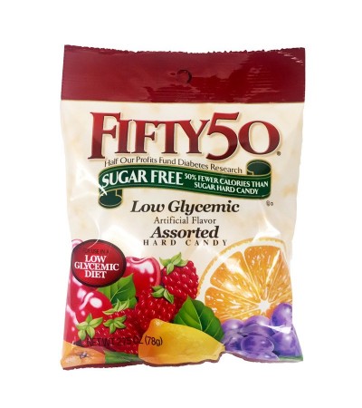 Fifty50 Bag Candy Assorted Fruit 2.75 oz