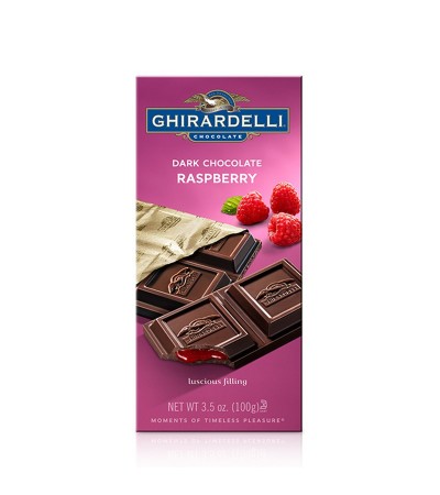 Ghirardelli Dark Chocolate Raspberry Prestige Bar 3.5oz