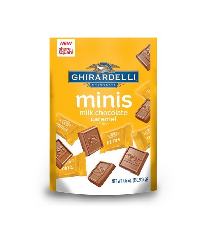 Ghirardelli Milk Chocolate Caramel Minis Bag 4.6oz