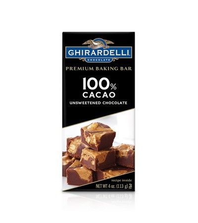 Ghirardelli Baking Unsweetened Chocolate Bar 4oz