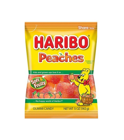 Haribo Bag Peaches 5oz