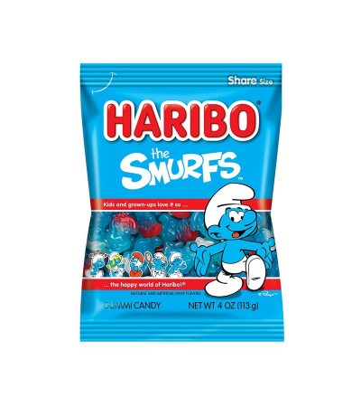 Haribo Bag Smurfs 4oz