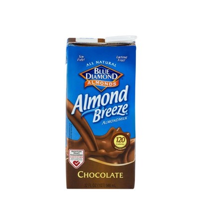 Blue Diamond Beverage Almond Breeze Chocolate 32 oz