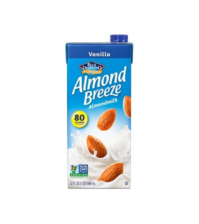 Blue Diamond Beverage Almond Breeze Vanilla 32 oz