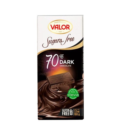 Valor Bar No Sugar Added 85% Dark Chocolate 3.5 oz