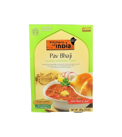 Kitchens Of India Pav Bhaji-Mashed Veggie Curry 10oz