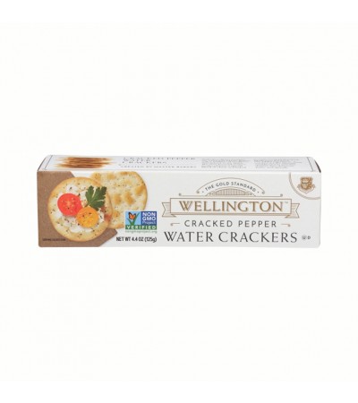Wellington Cracked Pepper Water Cracker 4.4oz